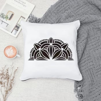 Kit șablon și matriță plastică pentru pictură mandala, decor DIY pe pereți și pietre (PET)