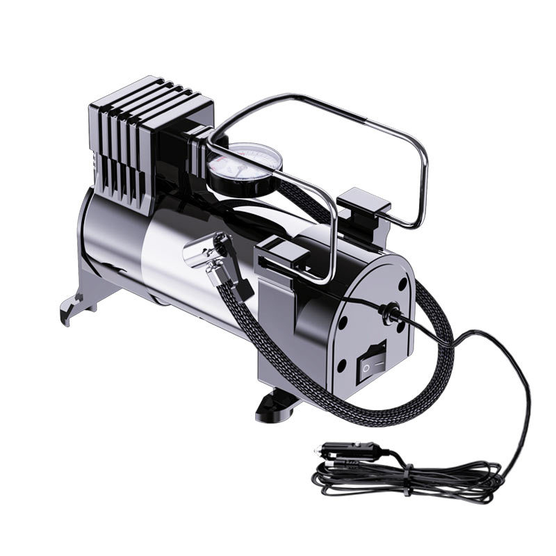 Αντλία Ελαστικών Αυτοκινήτου, 12V Φορητός Ηλεκτρικός Φουσκωτής με Μετρητή Πίεσης, 35 L/min, 120W, Καλώδιο 3 m