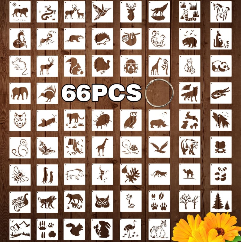 Șablon de pictură cu animale de desene animate pentru copii | Jingshang, material prietenos cu mediul, Import: Nu, Fără autorizare IP