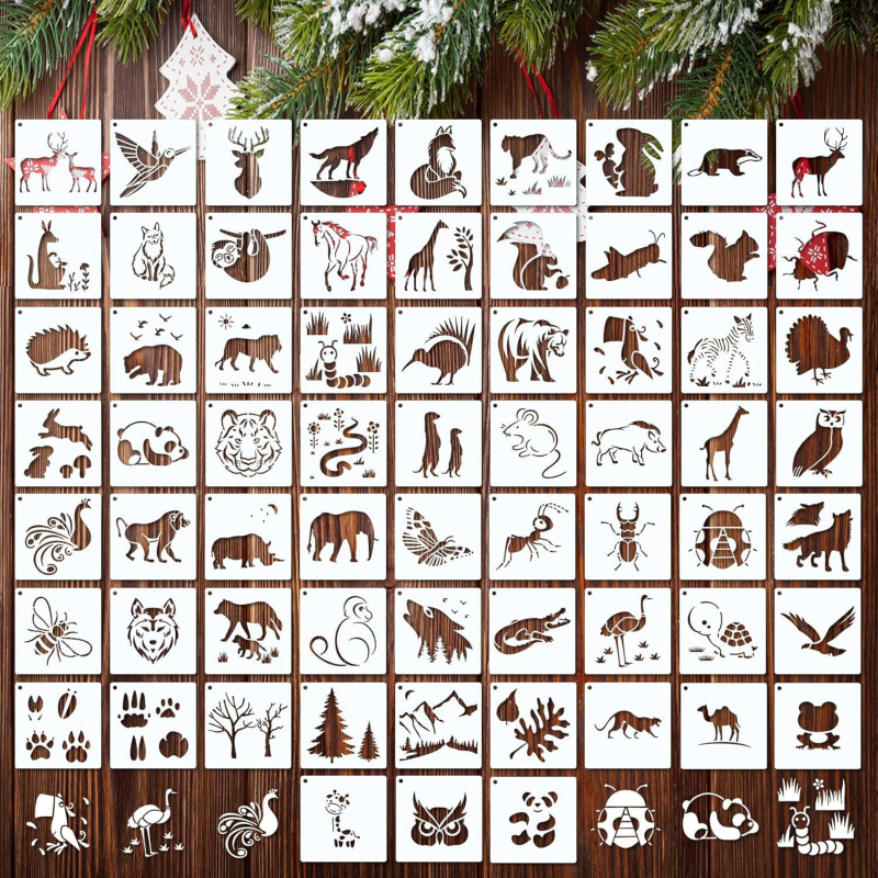 Șablon de pictură cu animale de desene animate pentru copii | Jingshang, material prietenos cu mediul, Import: Nu, Fără autorizare IP