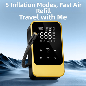 Ασύρματη αντλία ελαστικών αυτοκινήτου, φορητή ηλεκτρική αντλία αέρα, 12V, 30 L/min, ψηφιακή οθόνη, φόρτιση USB