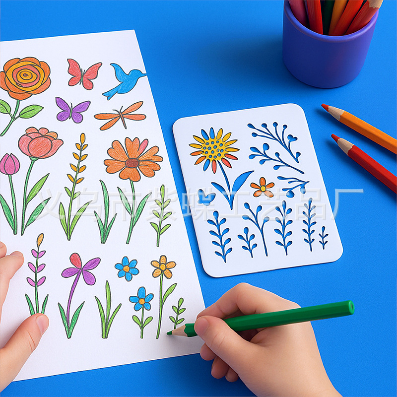 PET izrez za crtanje za kućne ljubimce, biljke i ptice — Marka Yiwu Purple Butterfly Arts and Crafts Factory; Materijal: PET; IP odobrenje: Ne; Uvoz: Ne