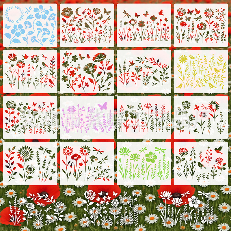 PET izrez za crtanje za kućne ljubimce, biljke i ptice — Marka Yiwu Purple Butterfly Arts and Crafts Factory; Materijal: PET; IP odobrenje: Ne; Uvoz: Ne