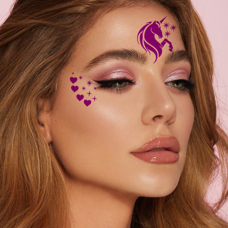 DIY šablona za crtanje lica s prorezanim kutom oka za scenski makeup i cosplay — PET materijal, marka Owkjasw, bez IP odobrenja