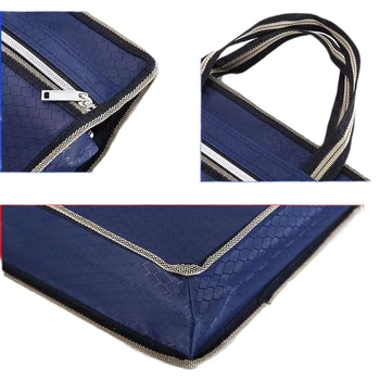 Dokumentanska torba Hechang od Oxford tkanine, sa zatvaračem, prošireni dvostruki sloj, za sastanke i ured (Brand: Hechang; Materijal: Oxford tkanina; Stil: Zipper; Oblik: Prošireni; Opseg primjene: Sastanci/Ured)