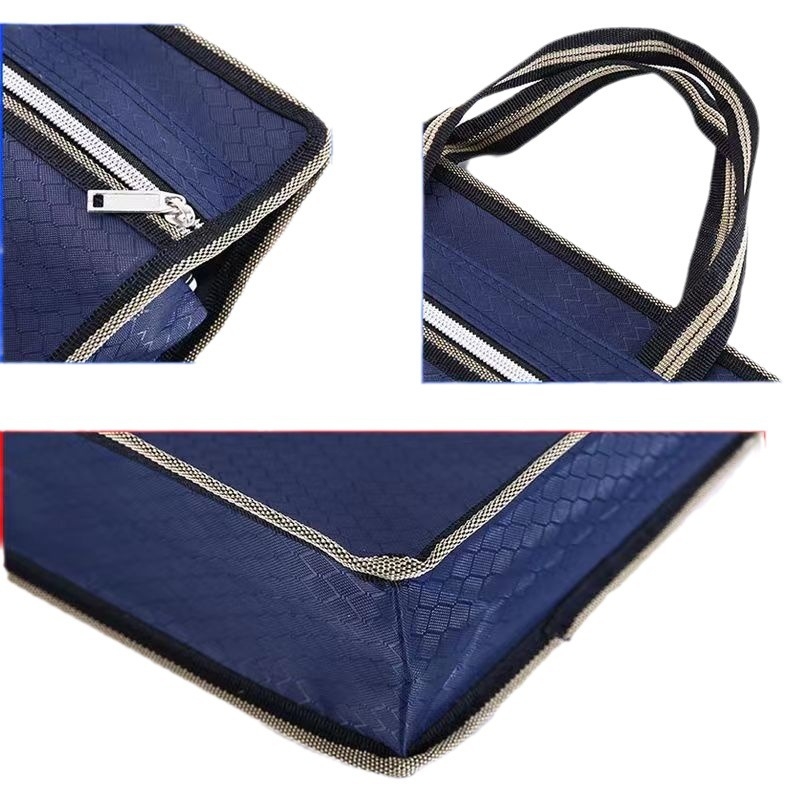 Dokumentanska torba Hechang od Oxford tkanine, sa zatvaračem, prošireni dvostruki sloj, za sastanke i ured (Brand: Hechang; Materijal: Oxford tkanina; Stil: Zipper; Oblik: Prošireni; Opseg primjene: Sastanci/Ured)