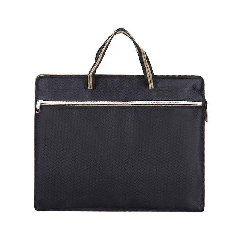 Dokumentanska torba Hechang od Oxford tkanine, sa zatvaračem, prošireni dvostruki sloj, za sastanke i ured (Brand: Hechang; Materijal: Oxford tkanina; Stil: Zipper; Oblik: Prošireni; Opseg primjene: Sastanci/Ured)