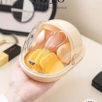 Cutie de depozitare pentru produse cosmetice și organizator pentru masă — protecție împotriva prafului, capac rabatabil, stil modern minimalist, lansare 2025; Material: Altul; Personalizare: Nu