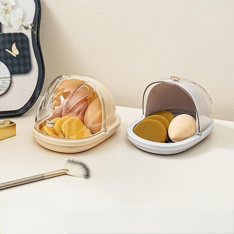 Cutie de depozitare pentru produse cosmetice și organizator pentru masă — protecție împotriva prafului, capac rabatabil, stil modern minimalist, lansare 2025; Material: Altul; Personalizare: Nu