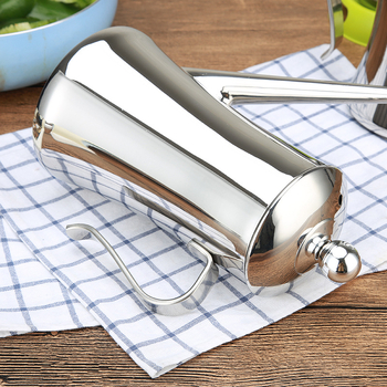 Baiqing rozsdamentes acél olaj- és szószpalack hosszú kifolyócsővel, porvédett