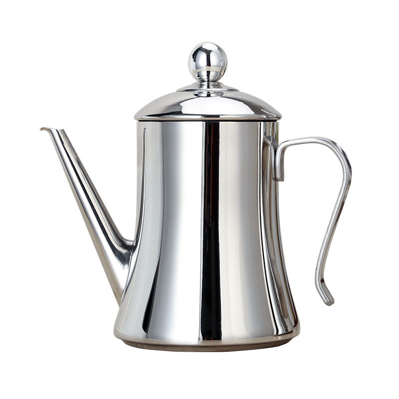 Baiqing rozsdamentes acél olaj- és szószpalack hosszú kifolyócsővel, porvédett