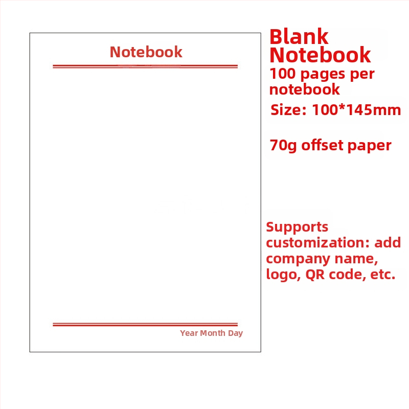 Mo yu Mini blok bilježnica u obliku cigle – tearable draft blok, nije ljepjiv, IP ovlaštenje: Ne