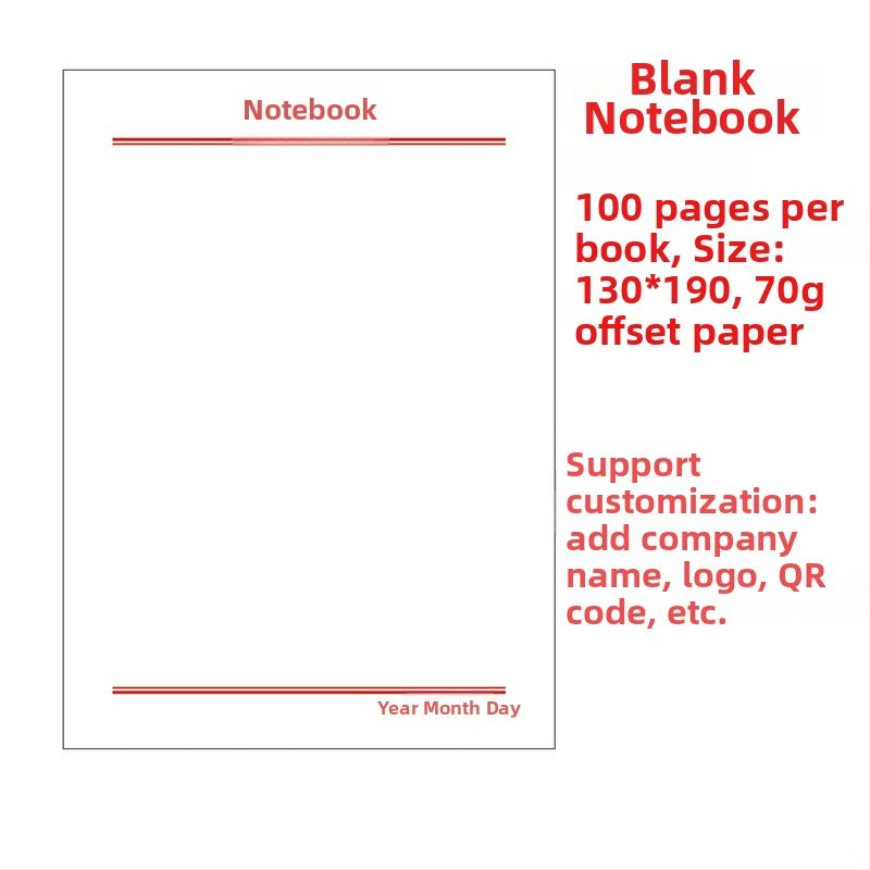 Mo yu Mini blok bilježnica u obliku cigle – tearable draft blok, nije ljepjiv, IP ovlaštenje: Ne