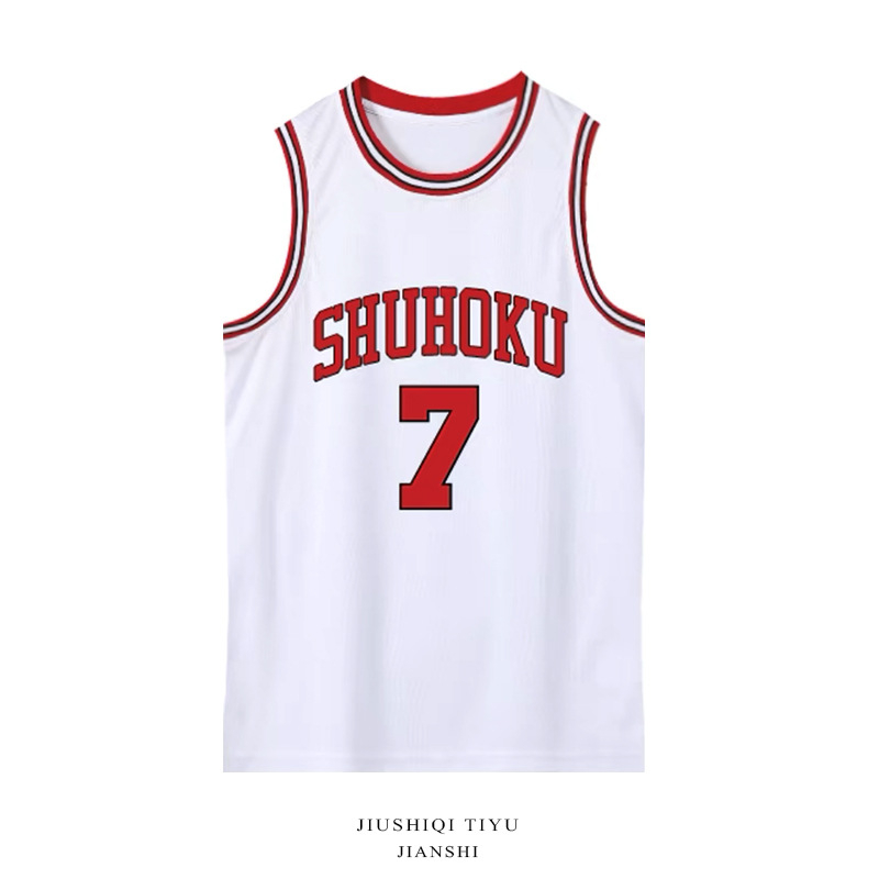 Flash Power Slam Dunk košarkaški dresovi – broj 10 Hanamichi Sakuragi, broj 14 Mitsui Hisashi, broj 11 Kaede Rukawa – unisex odrasli