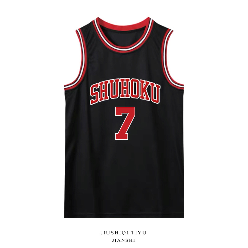 Flash Power Slam Dunk košarkaški dresovi – broj 10 Hanamichi Sakuragi, broj 14 Mitsui Hisashi, broj 11 Kaede Rukawa – unisex odrasli