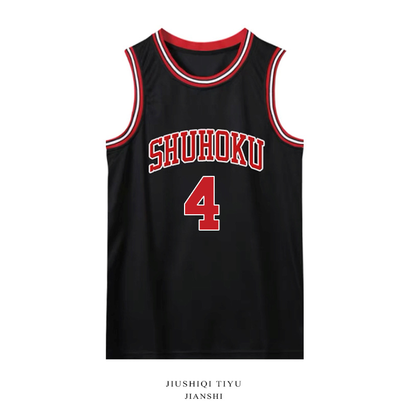 Flash Power Slam Dunk košarkaški dresovi – broj 10 Hanamichi Sakuragi, broj 14 Mitsui Hisashi, broj 11 Kaede Rukawa – unisex odrasli