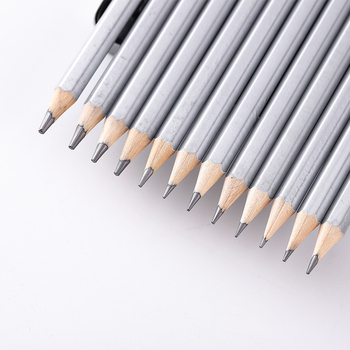 Skicirni olovci s drvenim kućištem, 12 komada u kutiji, brend Great Sage