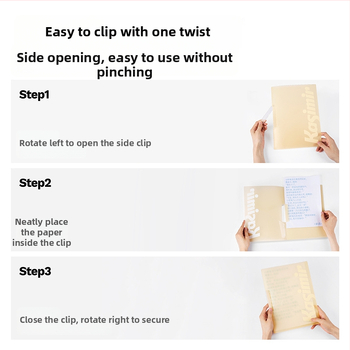 Dosar rotativ din acrilic pentru depozitarea lucrărilor de test cu inserții transparente