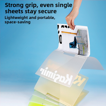 Dosar rotativ din acrilic pentru depozitarea lucrărilor de test cu inserții transparente