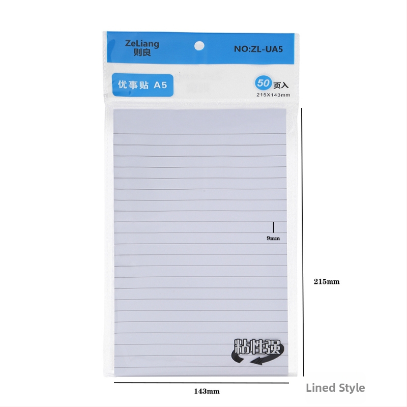 Zhiliang bloc autoadhesiv cu linii, 50 de pagini, fără autorizare IP