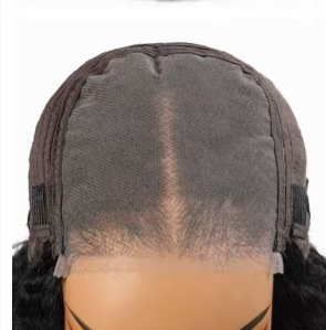 Hosszú göndör paróka valódi hajból, elülső csipkés rész – Bell Roll modell, kézzel készült, festhető és permelhető