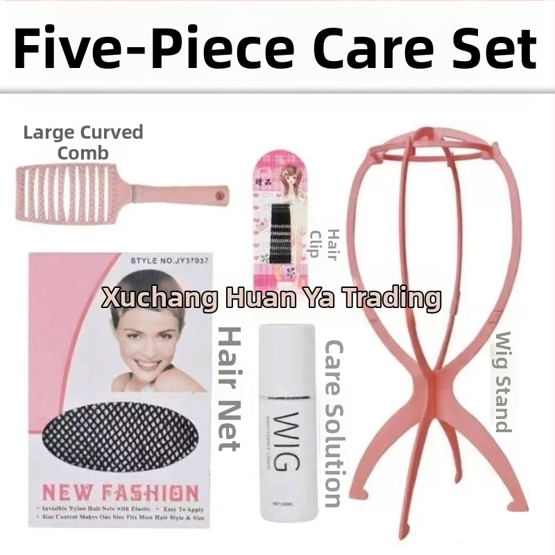 Perucă pentru femei, fibră rezistentă la căldură, păr lung cu valuri, parte centrală, breton înclinat