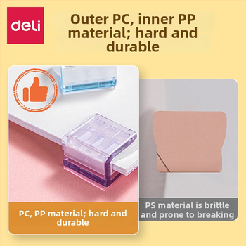 Deli clip acrilic pentru foi de test și legare fără cusur