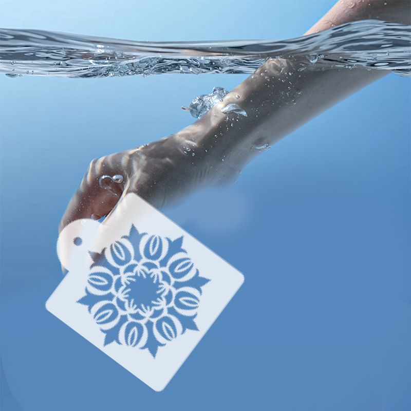 Șablon de pictură mandală cu floare – Șablon DIY pentru spray, șablon pentru perete și veneers din lemn (Brand: Owkjasw; Material: PET; Import: Nu; IP: Nu)