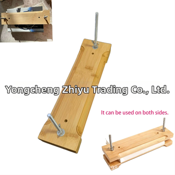 Dosar din lemn pentru legarea cărților, cu canelură, placă dreptunghiulară pentru legare, cu 2 șuruburi