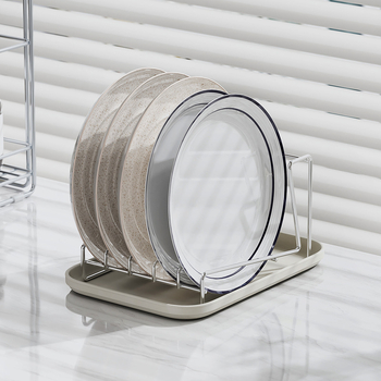 Raft pentru farfurii din oțel inoxidabil 304 — simplu, pentru dulap dezinfectare încorporat, cu drenaj, design modern