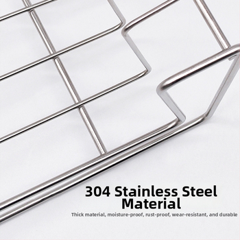 Raft pentru farfurii din oțel inoxidabil 304 — simplu, pentru dulap dezinfectare încorporat, cu drenaj, design modern