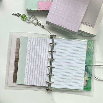 A7 pagini interioare groase pentru jurnal — hârtie, stil modern minimalist, imprimare, brand Wowka wowka