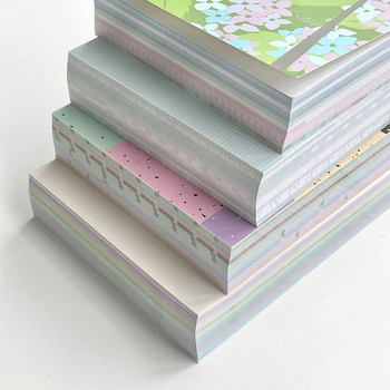 A7 pagini interioare groase pentru jurnal — hârtie, stil modern minimalist, imprimare, brand Wowka wowka