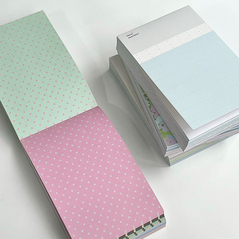 A7 pagini interioare groase pentru jurnal — hârtie, stil modern minimalist, imprimare, brand Wowka wowka