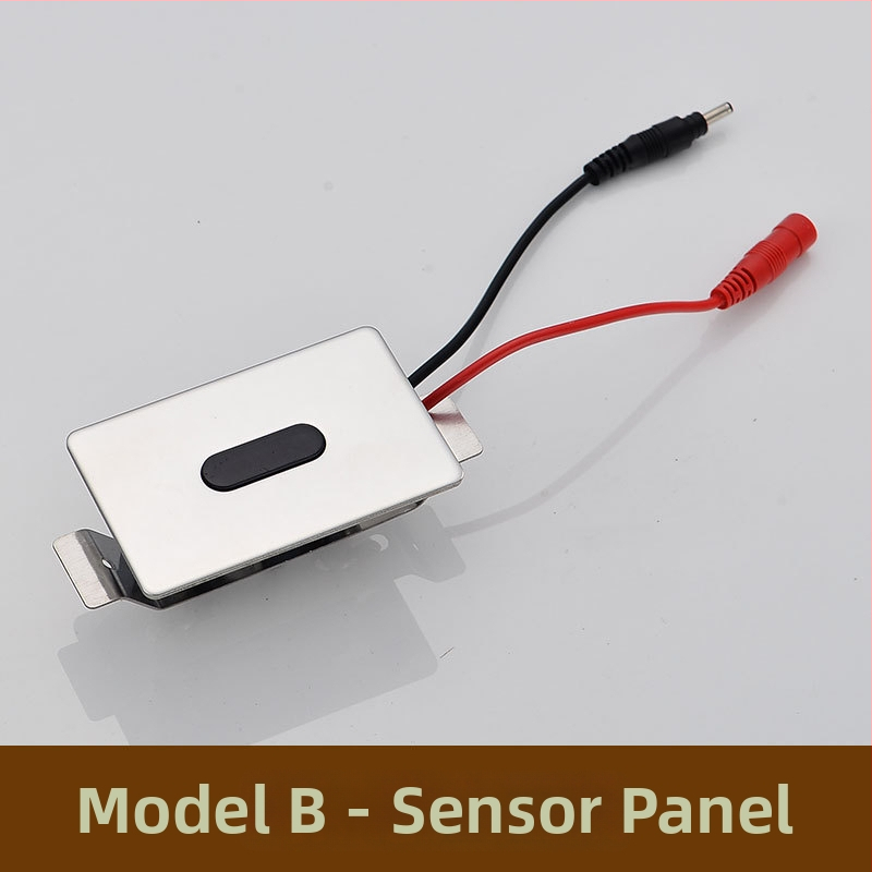 Valvă de spălare cu senzor pentru urină, electromagnet și cutie de baterii, transformator 6V, cupru, CHZJYITE