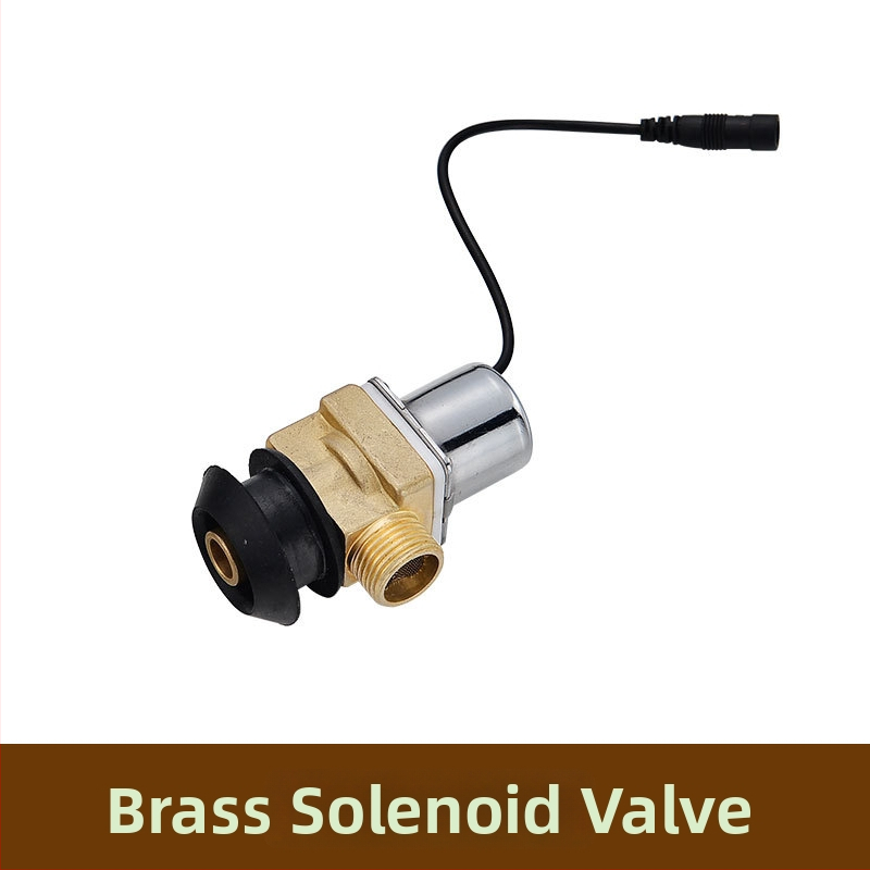 Valvă de spălare cu senzor pentru urină, electromagnet și cutie de baterii, transformator 6V, cupru, CHZJYITE