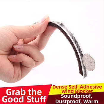 Tesniaca páska na okná a dvere, samolepiaca vlnená páska, pre posuvné dvere, proti nárazu, odolná voči vetru, zvuková izolácia, vysokoteplotná odolnosť