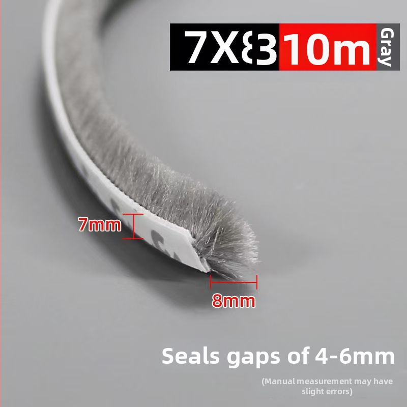 Tesniaca páska na okná a dvere, samolepiaca vlnená páska, pre posuvné dvere, proti nárazu, odolná voči vetru, zvuková izolácia, vysokoteplotná odolnosť