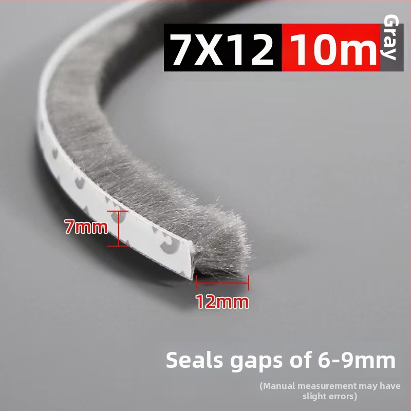 Tesniaca páska na okná a dvere, samolepiaca vlnená páska, pre posuvné dvere, proti nárazu, odolná voči vetru, zvuková izolácia, vysokoteplotná odolnosť