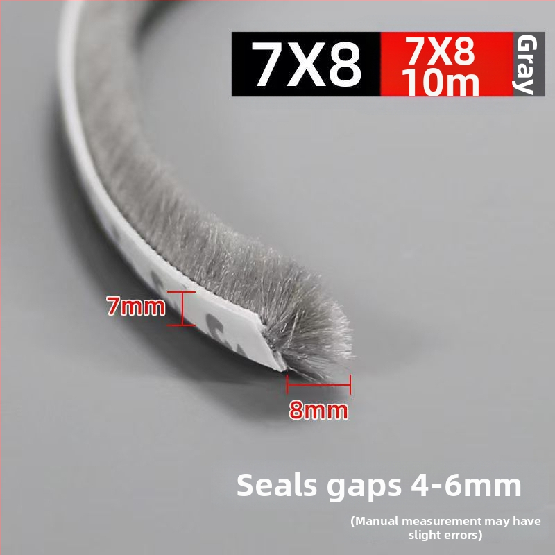 Tesniaca páska na okná a dvere, samolepiaca vlnená páska, pre posuvné dvere, proti nárazu, odolná voči vetru, zvuková izolácia, vysokoteplotná odolnosť