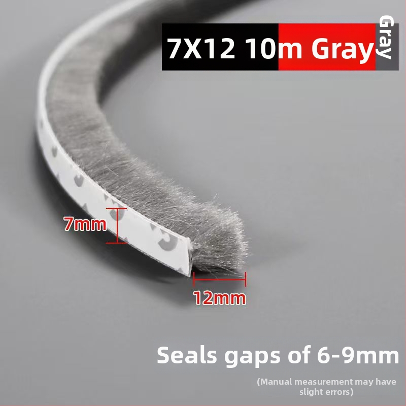 Tesniaca páska na okná a dvere, samolepiaca vlnená páska, pre posuvné dvere, proti nárazu, odolná voči vetru, zvuková izolácia, vysokoteplotná odolnosť