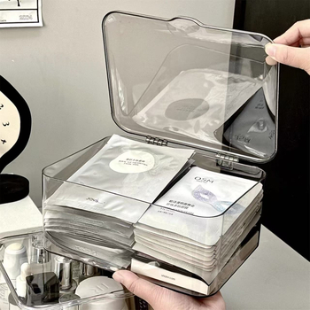 Cutie de depozitare pentru măști de față, PET material, capacitate 2,2 L, HS001+HS002, 54 buc.