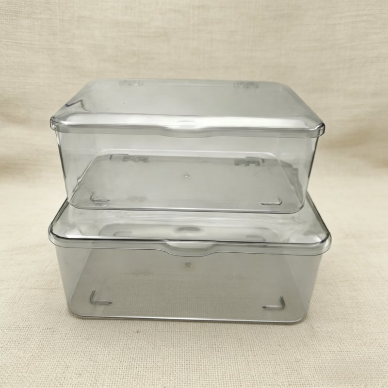 Cutie de depozitare pentru măști de față, PET material, capacitate 2,2 L, HS001+HS002, 54 buc.