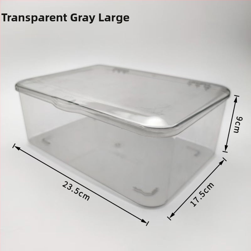 Cutie de depozitare pentru măști de față, PET material, capacitate 2,2 L, HS001+HS002, 54 buc.