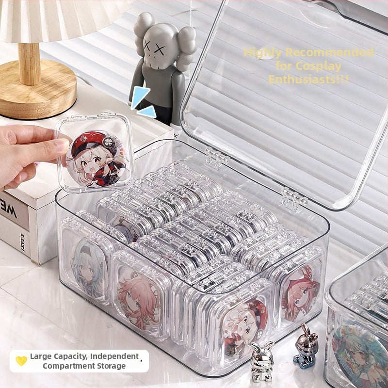 Cutie de depozitare pentru măști de față, PET material, capacitate 2,2 L, HS001+HS002, 54 buc.