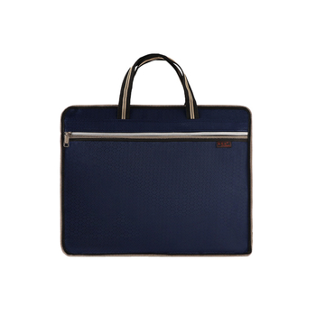 Servietă de afaceri din pânză Oxford, impermeabilă, cu fermoar, cu logo