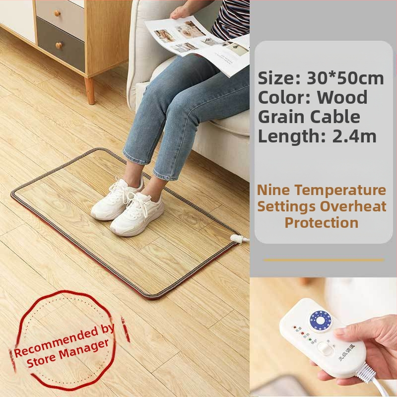 Uredska podloga za grijanje stopala s USB grijanjem, 50W, ispod radnog stola