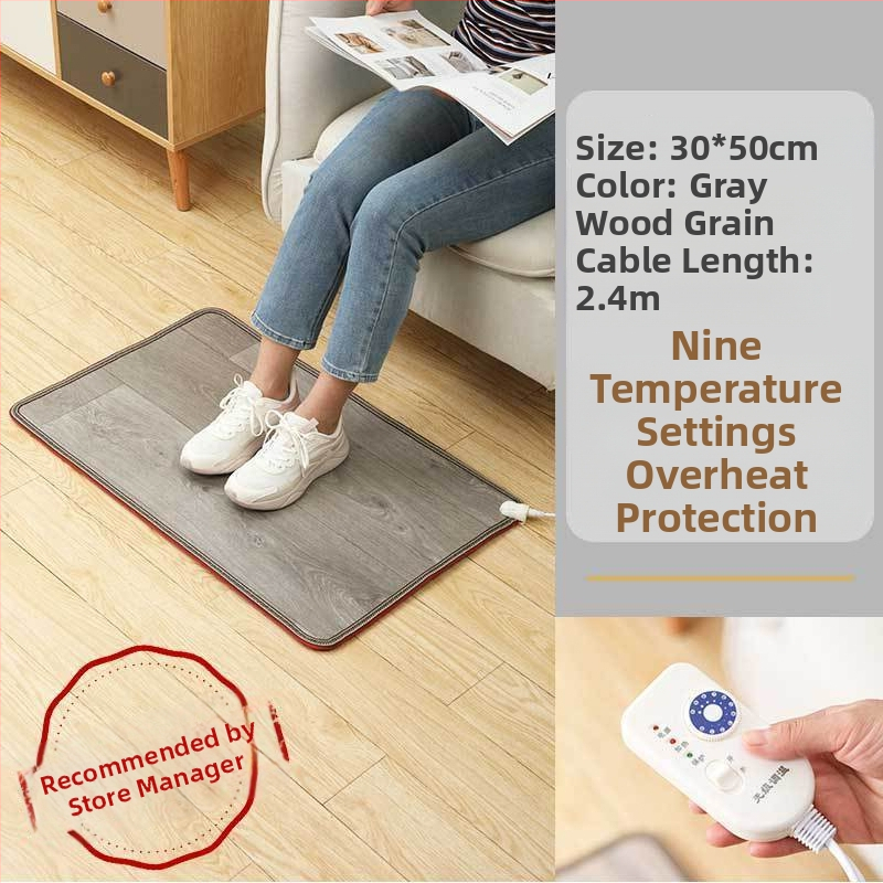 Uredska podloga za grijanje stopala s USB grijanjem, 50W, ispod radnog stola