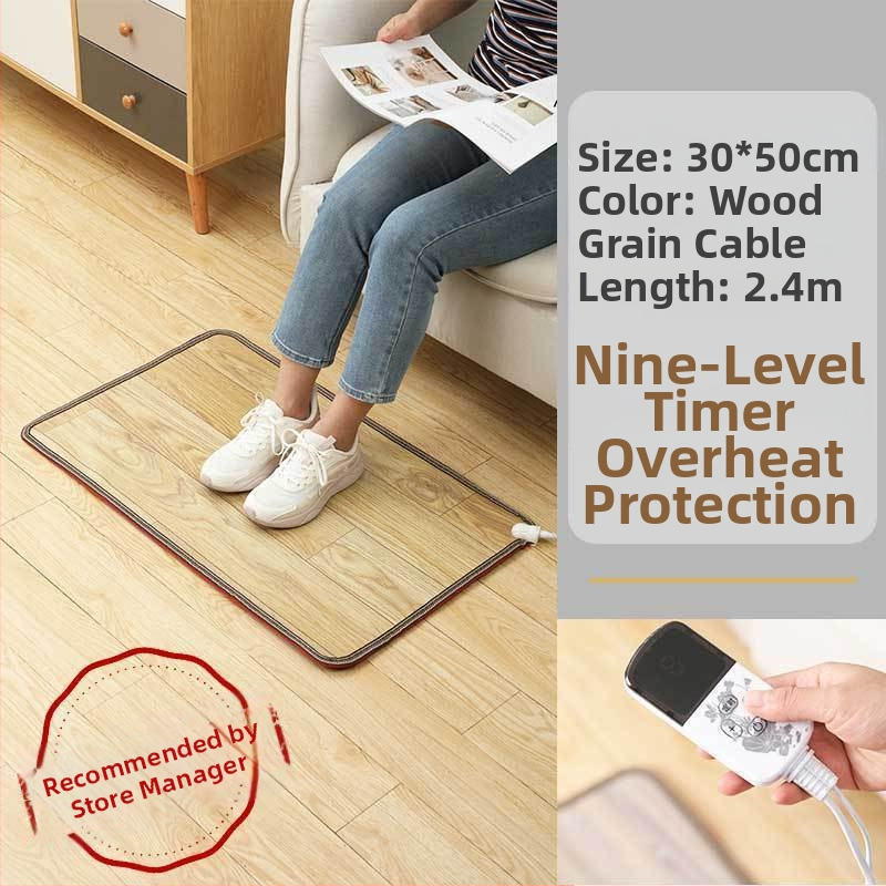 Uredska podloga za grijanje stopala s USB grijanjem, 50W, ispod radnog stola