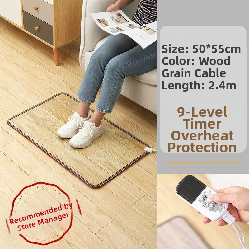 Uredska podloga za grijanje stopala s USB grijanjem, 50W, ispod radnog stola